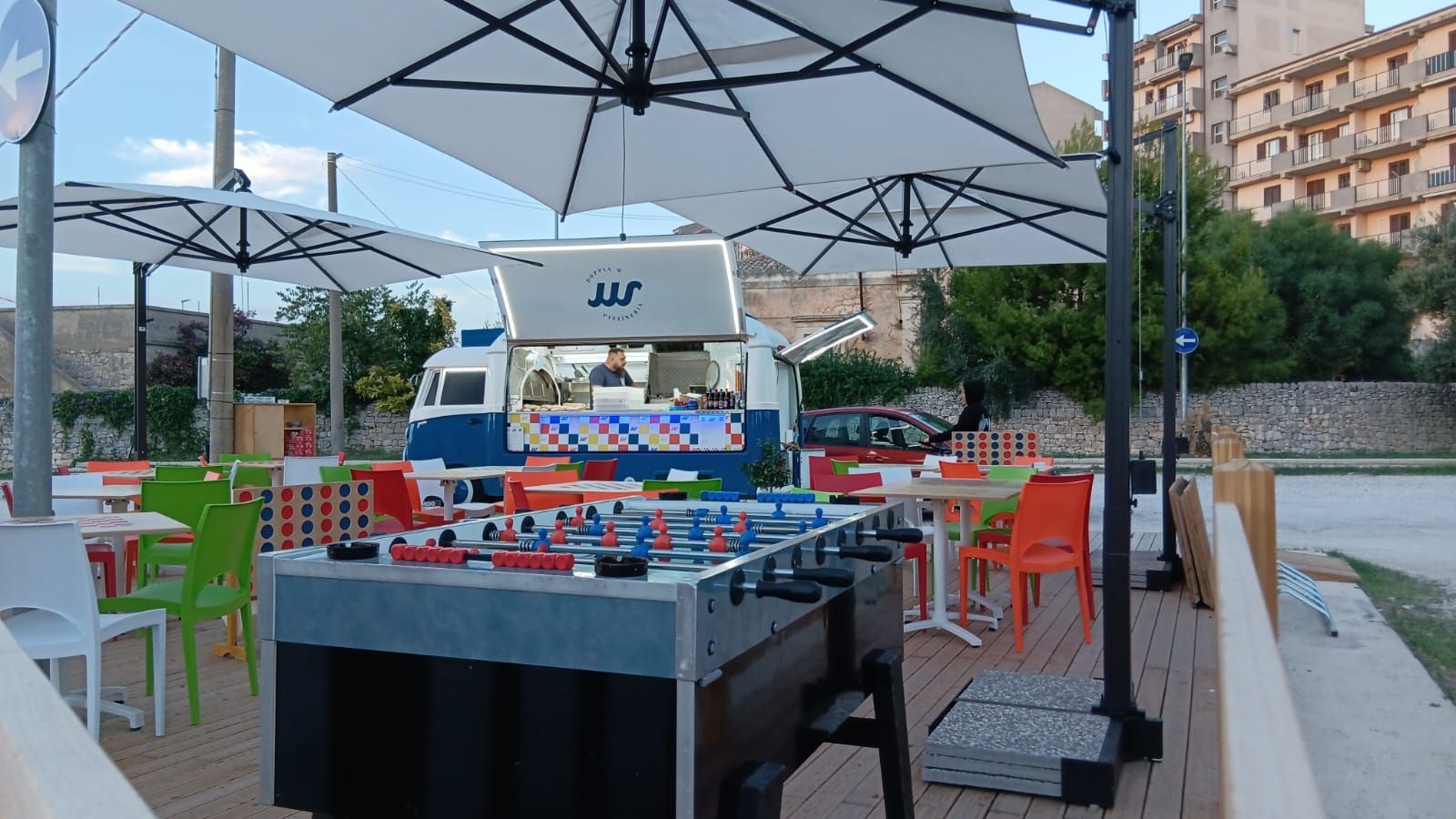 doppia w pizzeria
