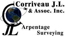 Jean Luc Corriveau Arpenteur Géomètre Logo