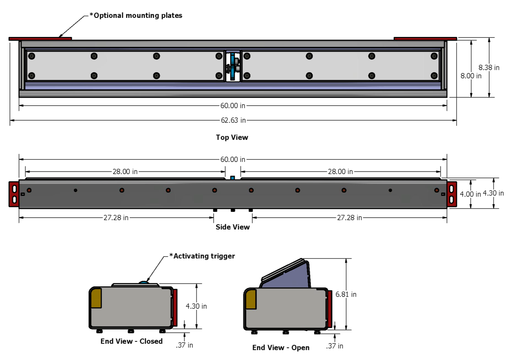 Cam Loc dimensional drawing Cam Loc dimensional drawing