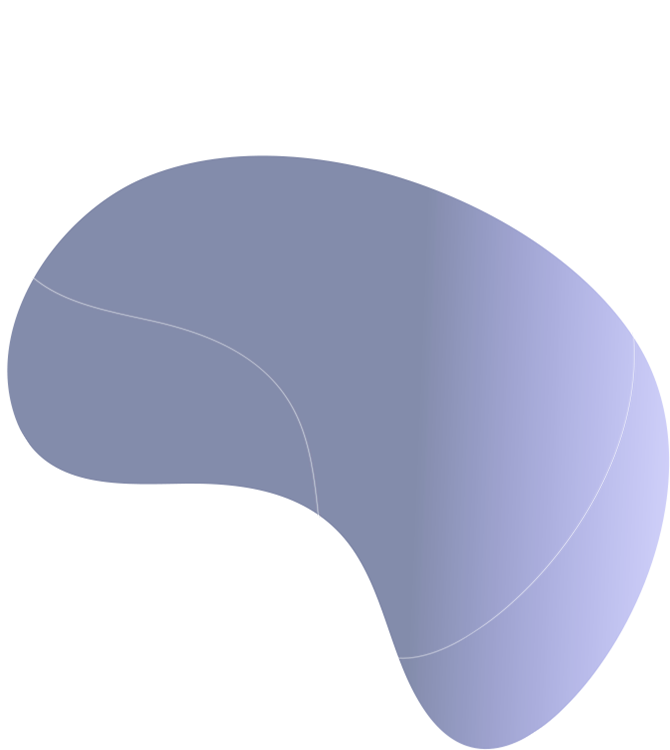 A purple circle with a white line going through it on a white background.