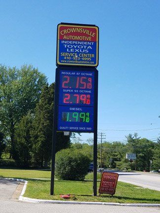 Price board — crownsville automotive in Crownsville,