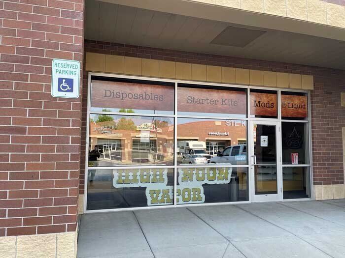 High Noon Vapor Storefront