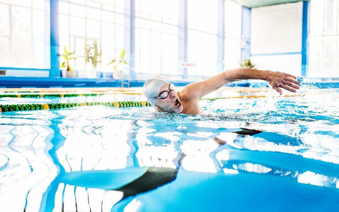 Man Swimming