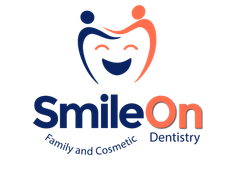 smile on family and cosmetic dentistry logo