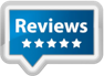 Blue speech bubble icon with Blue speech bubble icon with