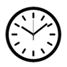 Clock showing the time is 1:51. Clock showing the time is 1:51.