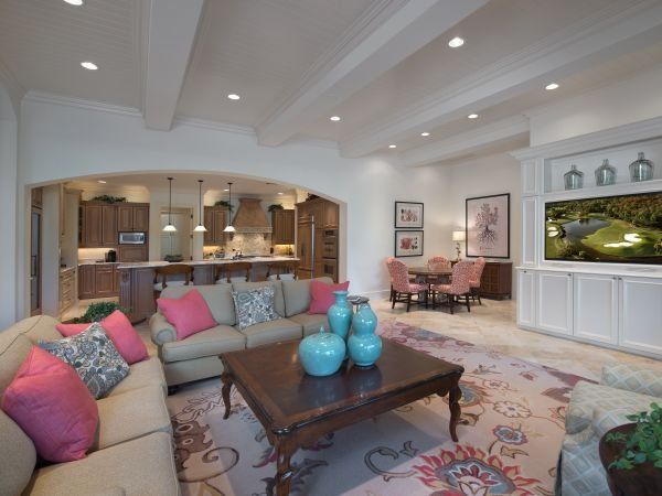 Elegant Living Room — Naples, FL — Genuine Home Builders