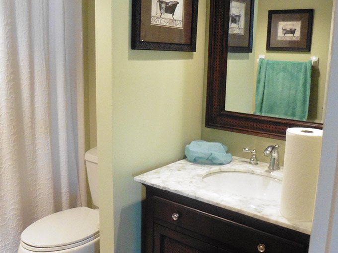 Old Bathroom Design — Naples, FL — Genuine Home Builders