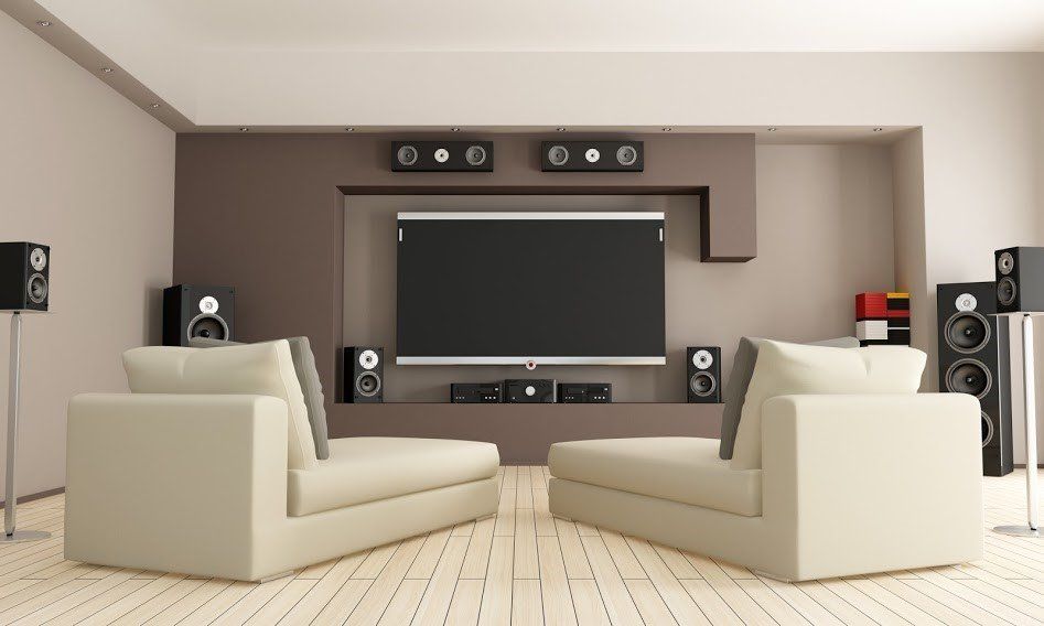 Modern Entertainment Room — Naples, FL — Genuine Home Builders, Inc.