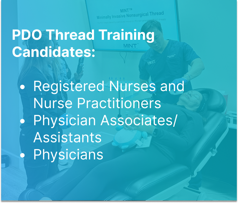 Graphic - Who Can Do PDO Thread Training? 