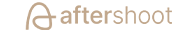 Aftershoot logo in tan text with stylized “A” icon on a white background