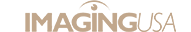 IMAGING USA logo with tan and orange text on a white background