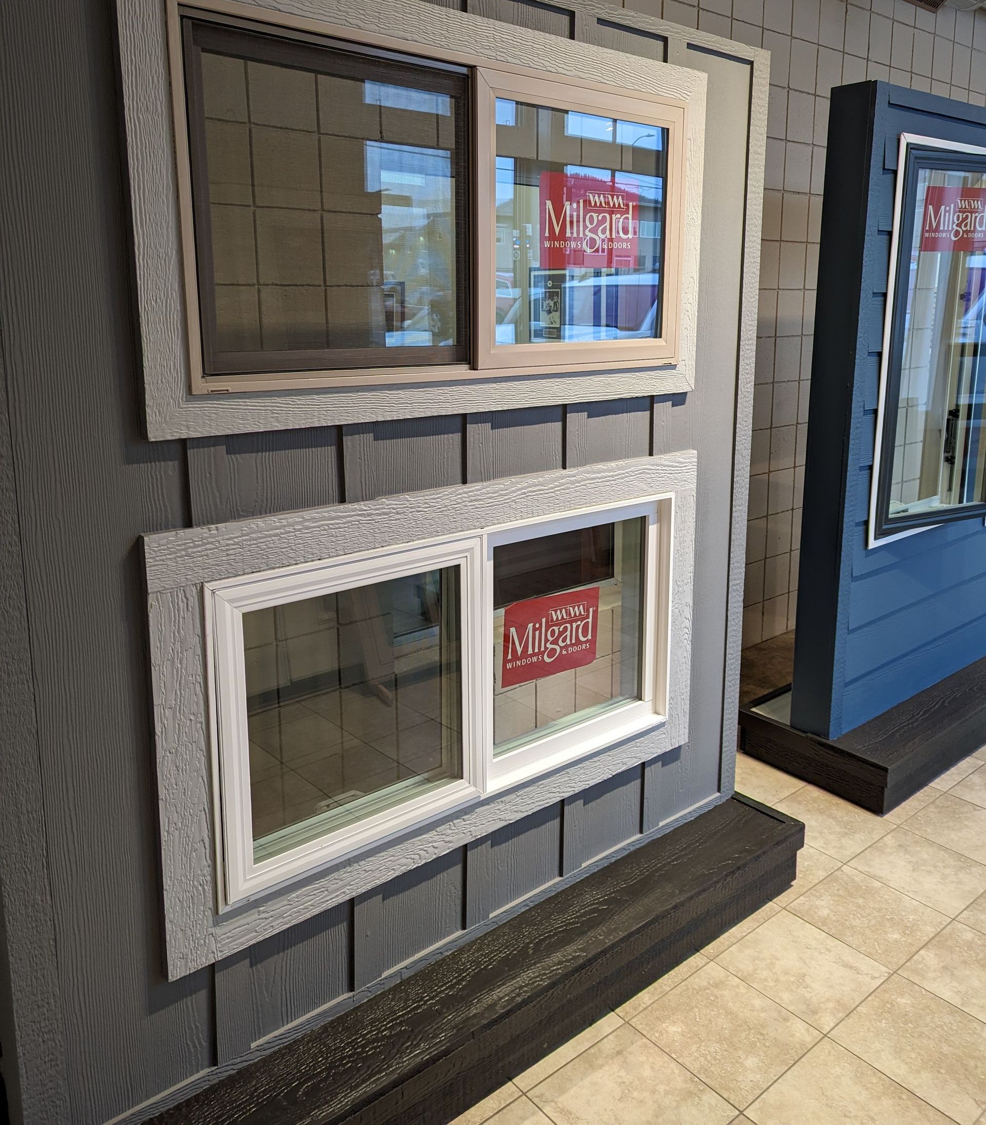 A room with a lot of windows on the wall