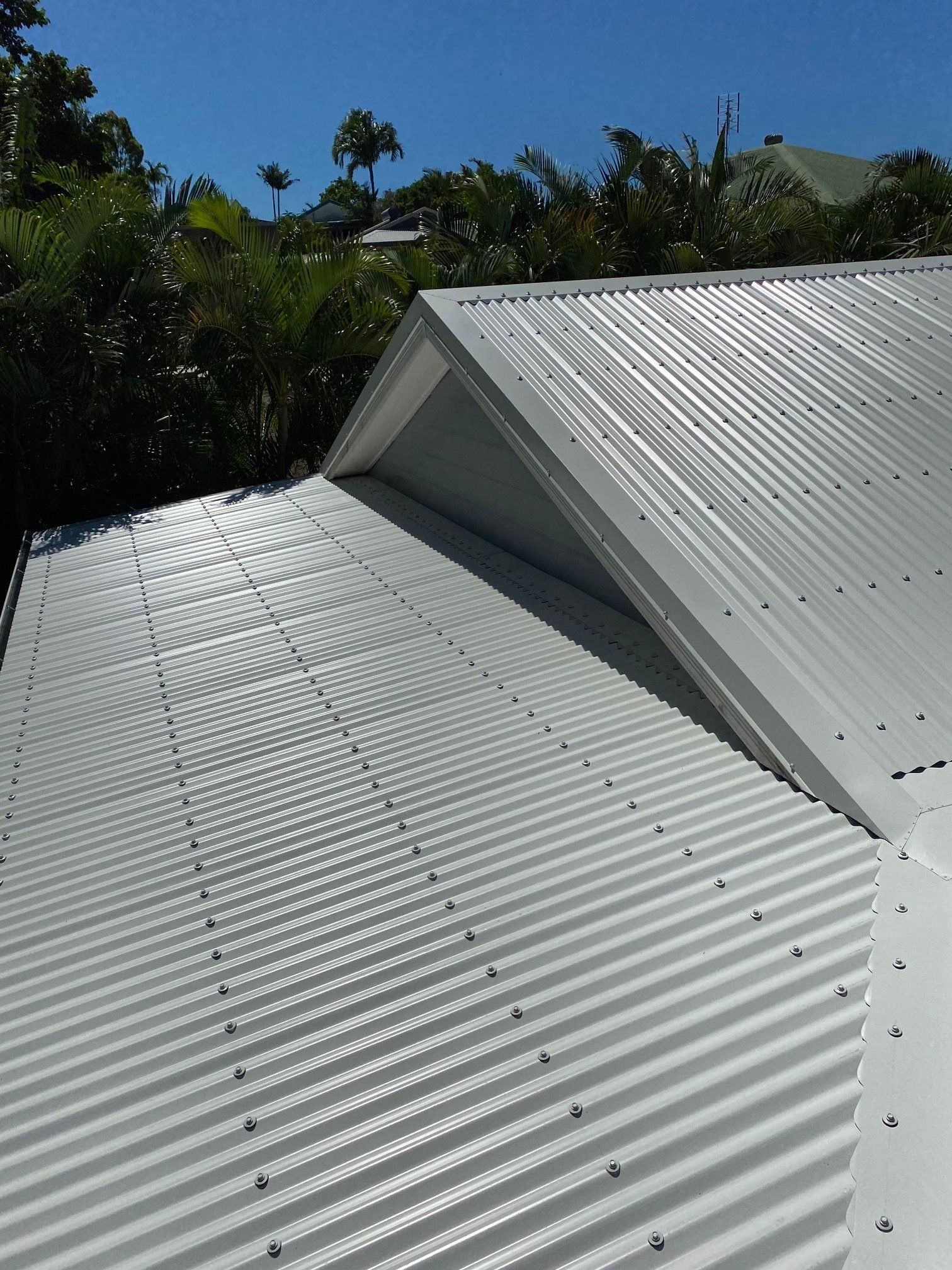 Black Residential Roof — Roofing Services in Airlie Beach, QLD