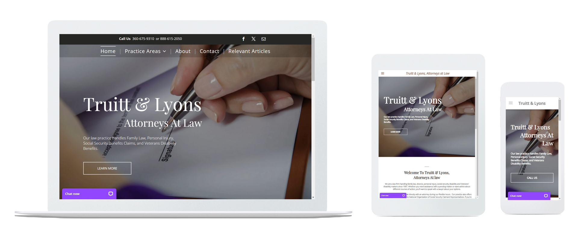 Truitt and Lyon Attorneys at Law website.