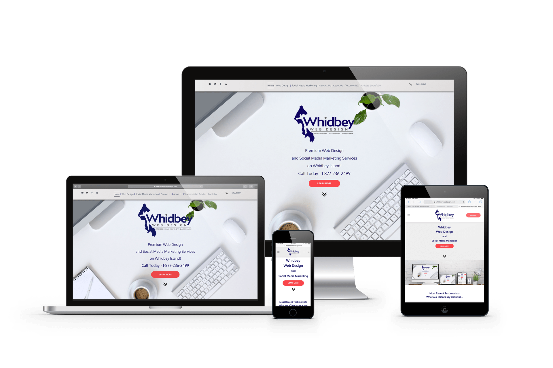 Whidbey Island's premere web design and development firm provides local businesses and organization web design and website development services that are affordable and generate results.