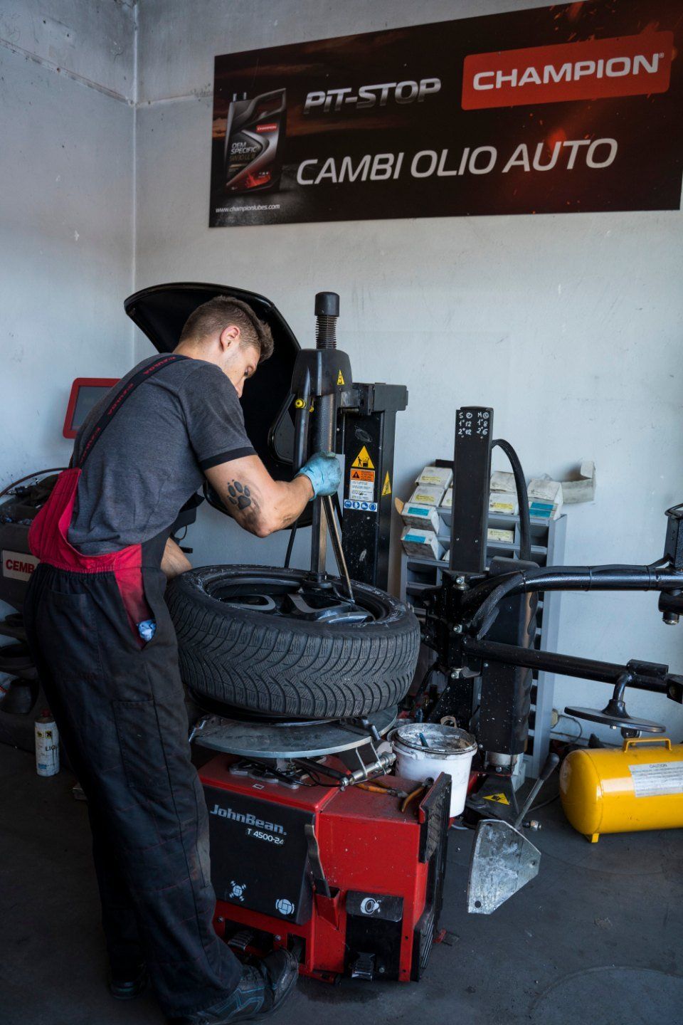 cambio pneumatici