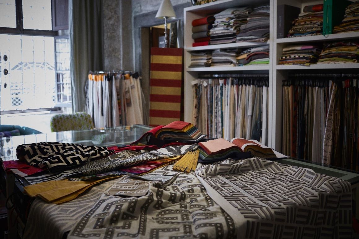 tessuti d’arredamento a Roma showroom