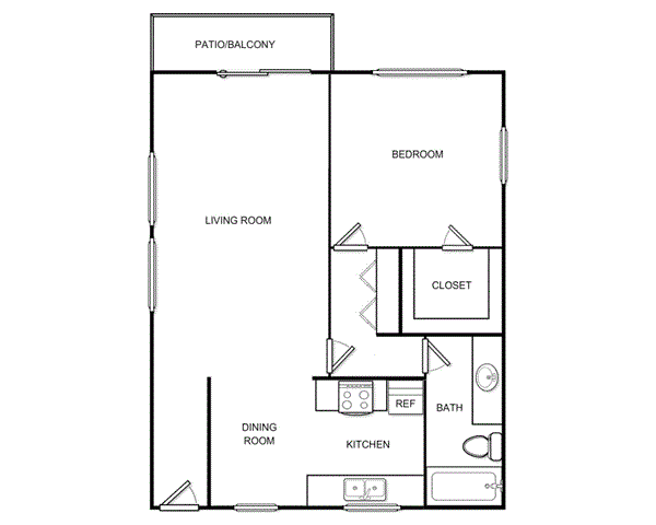 Apartment floorplans in Tustin, CA near Santa Ana in Orange County