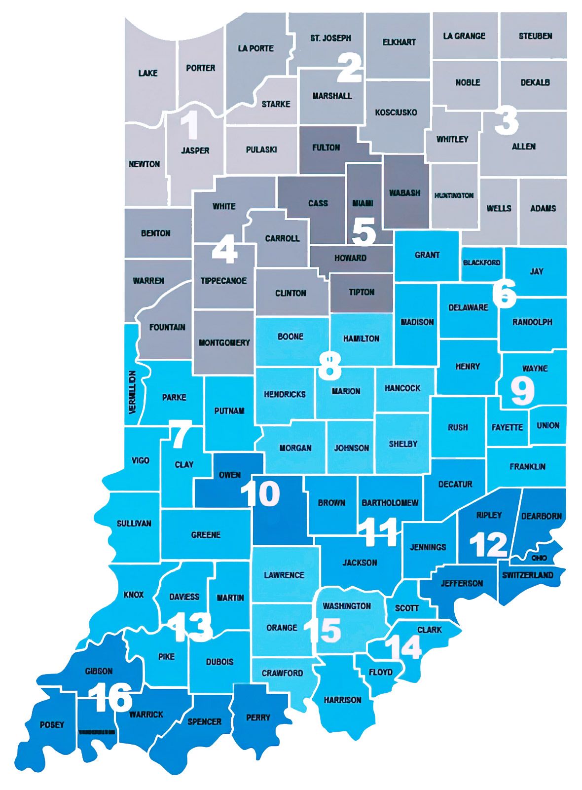 Map — Princeton, IN — Friends and Family Caregivers