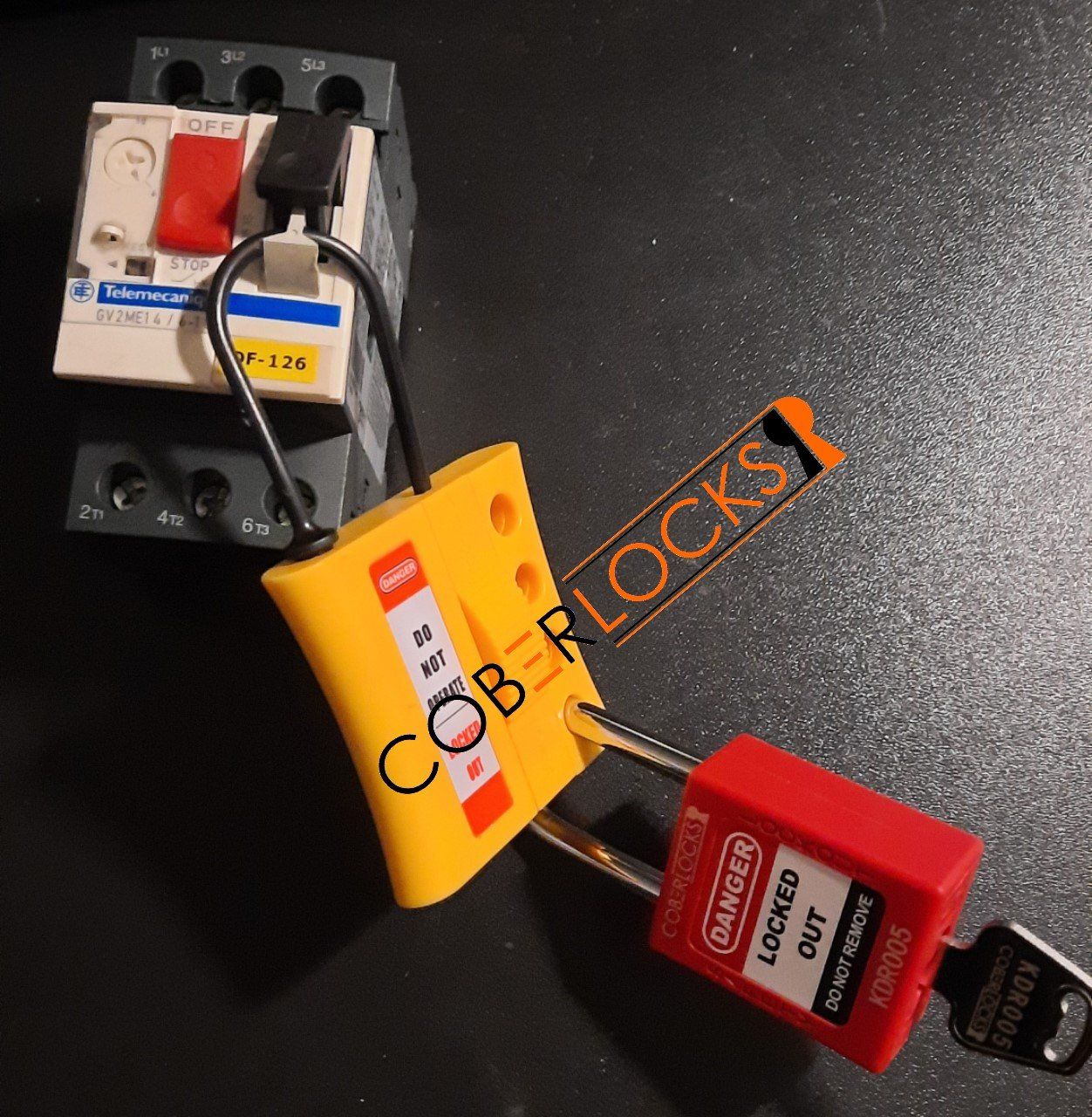 Coberlocks - hasp dia. archetto 3 mm lucchetto
