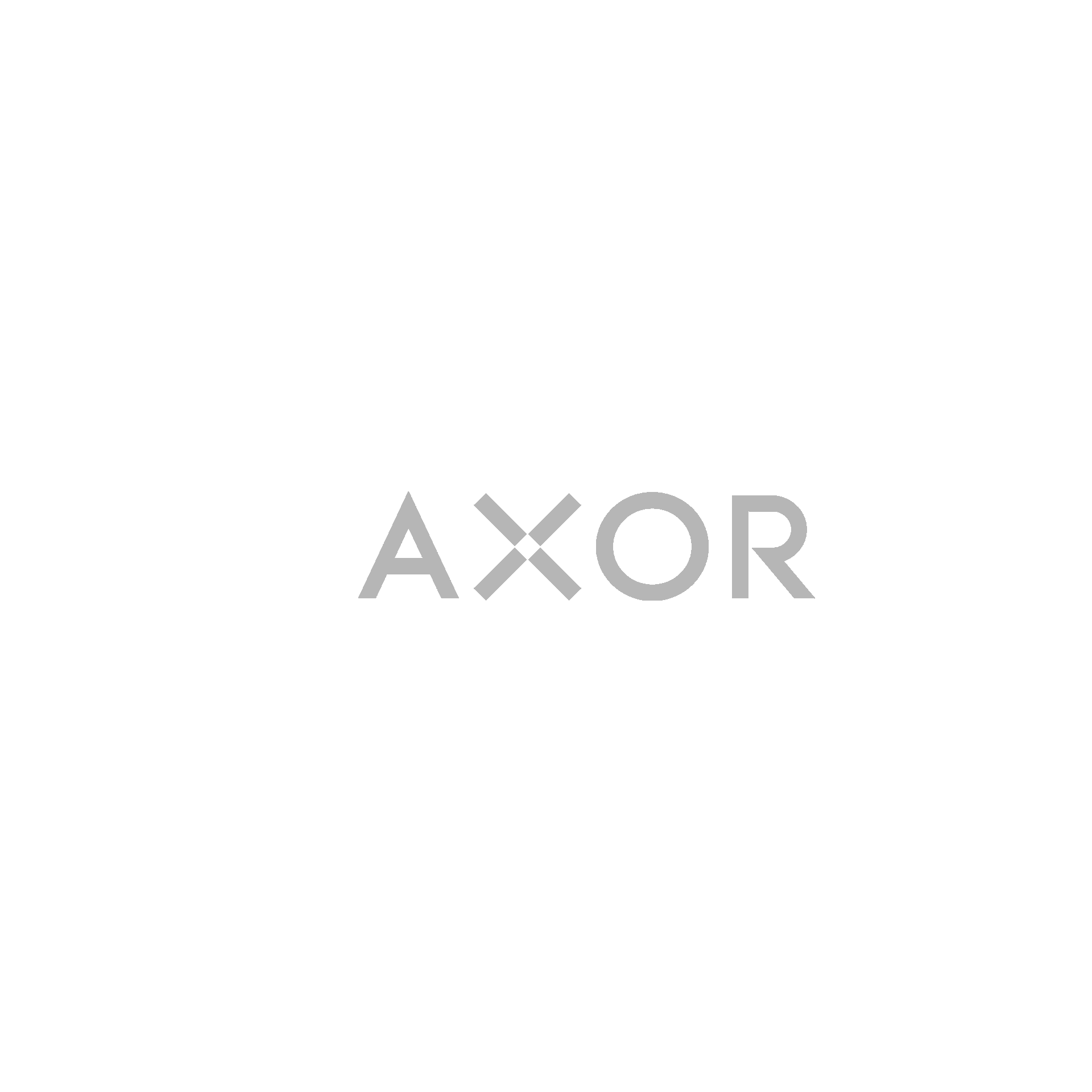 The axor logo is on a white background.