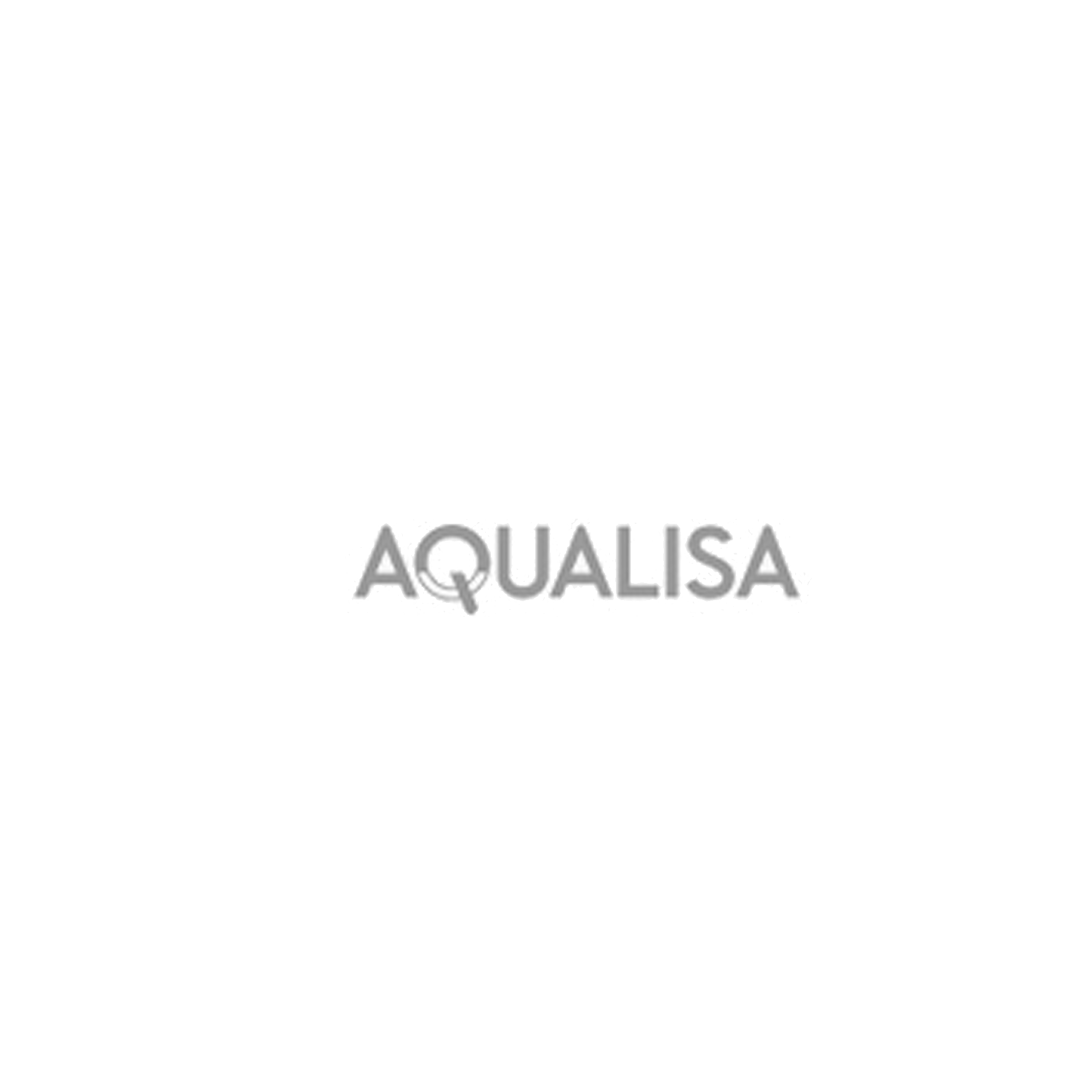 The aqualisa logo is on a white background.