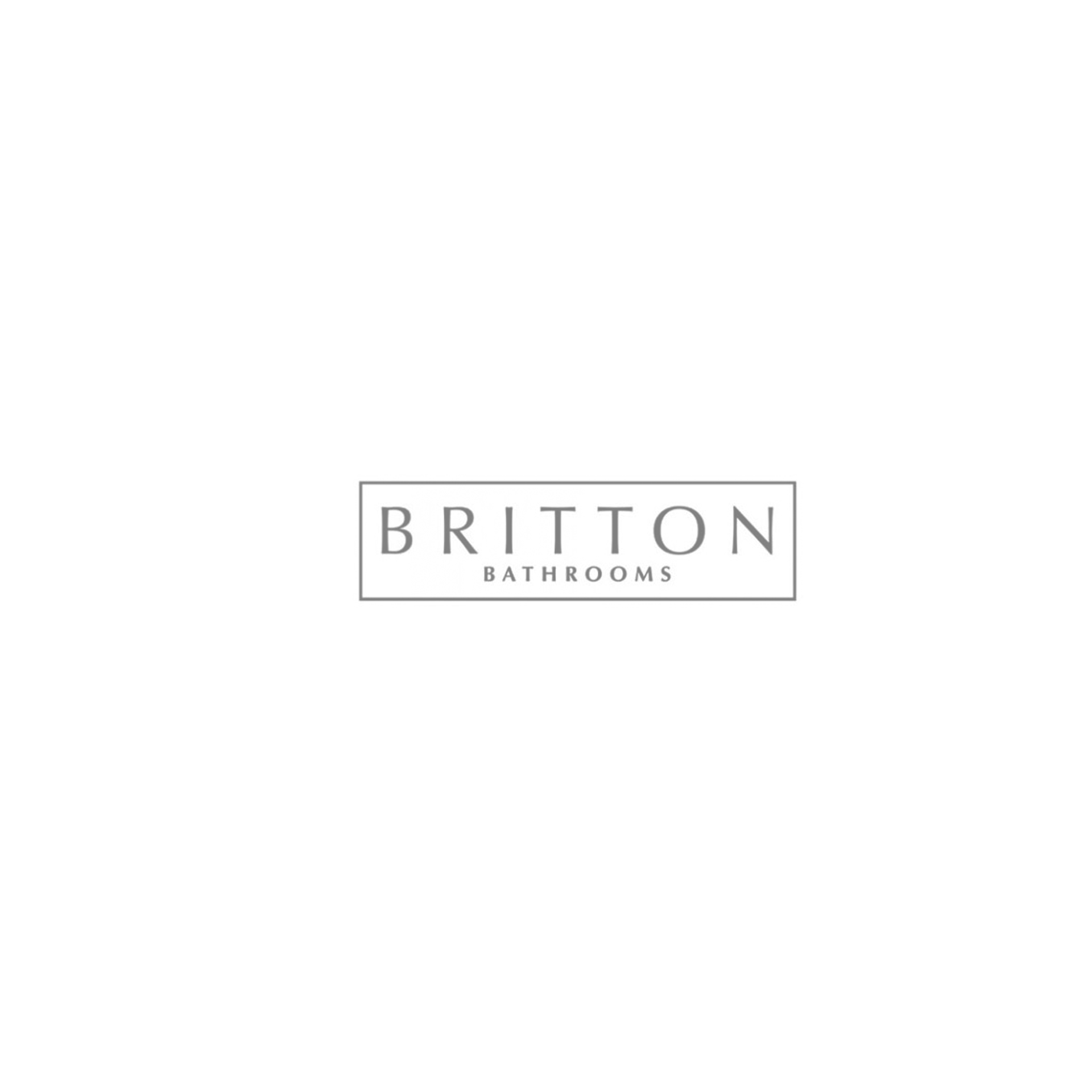 A logo for britton bathrooms on a white background.