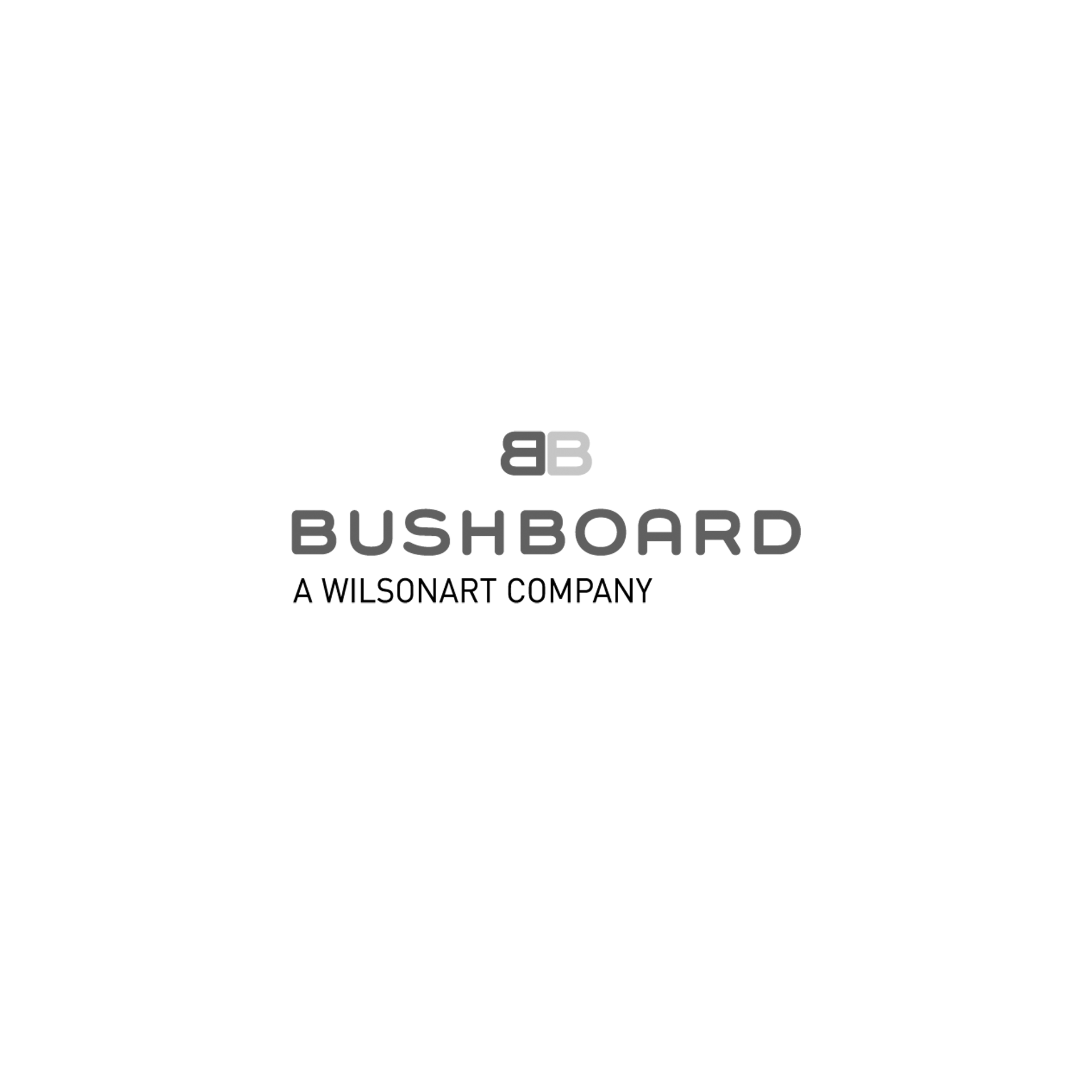 The logo for bushboard is a wilsonart company.