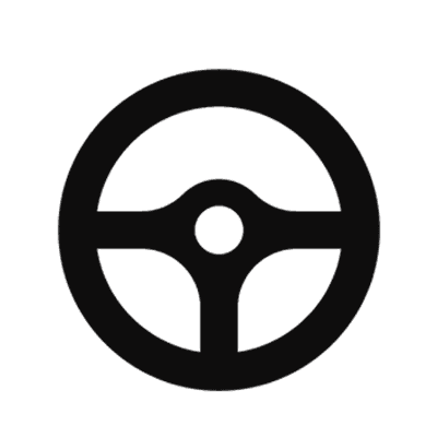 steering wheel icon