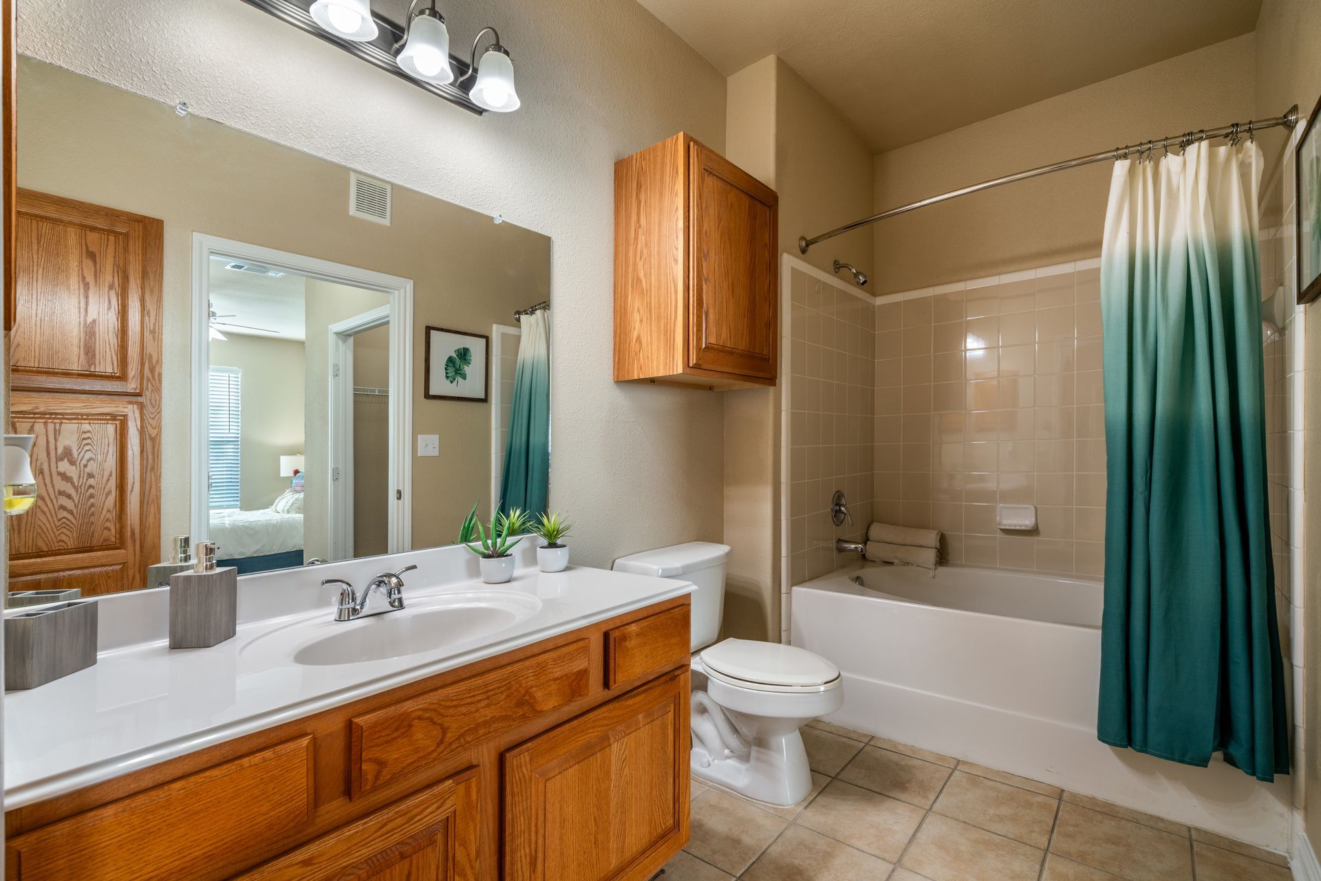 Bathroom at The Fountains of Conroe in Conroe, TX.