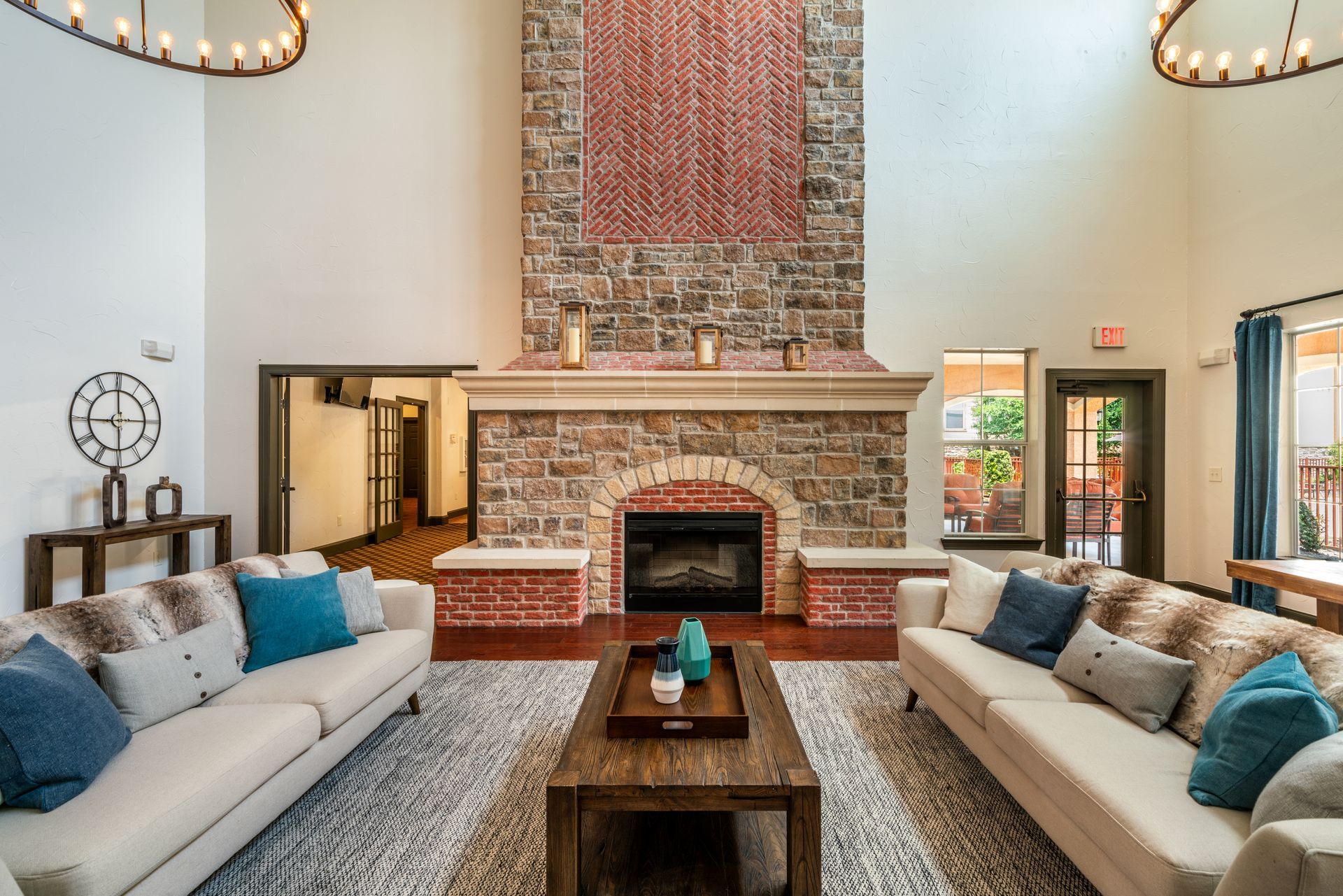 Clubhouse at The Fountains of Conroe in Conroe, TX.