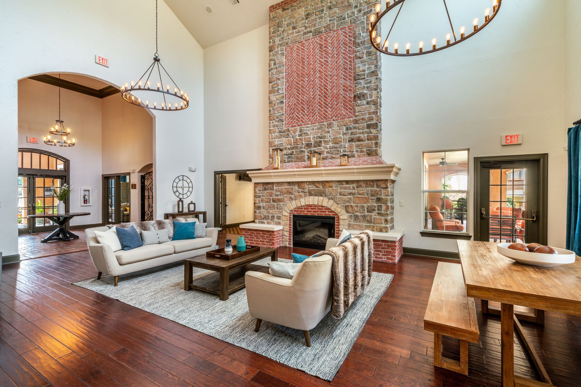 Clubhouse at The Fountains of Conroe in Conroe, TX.