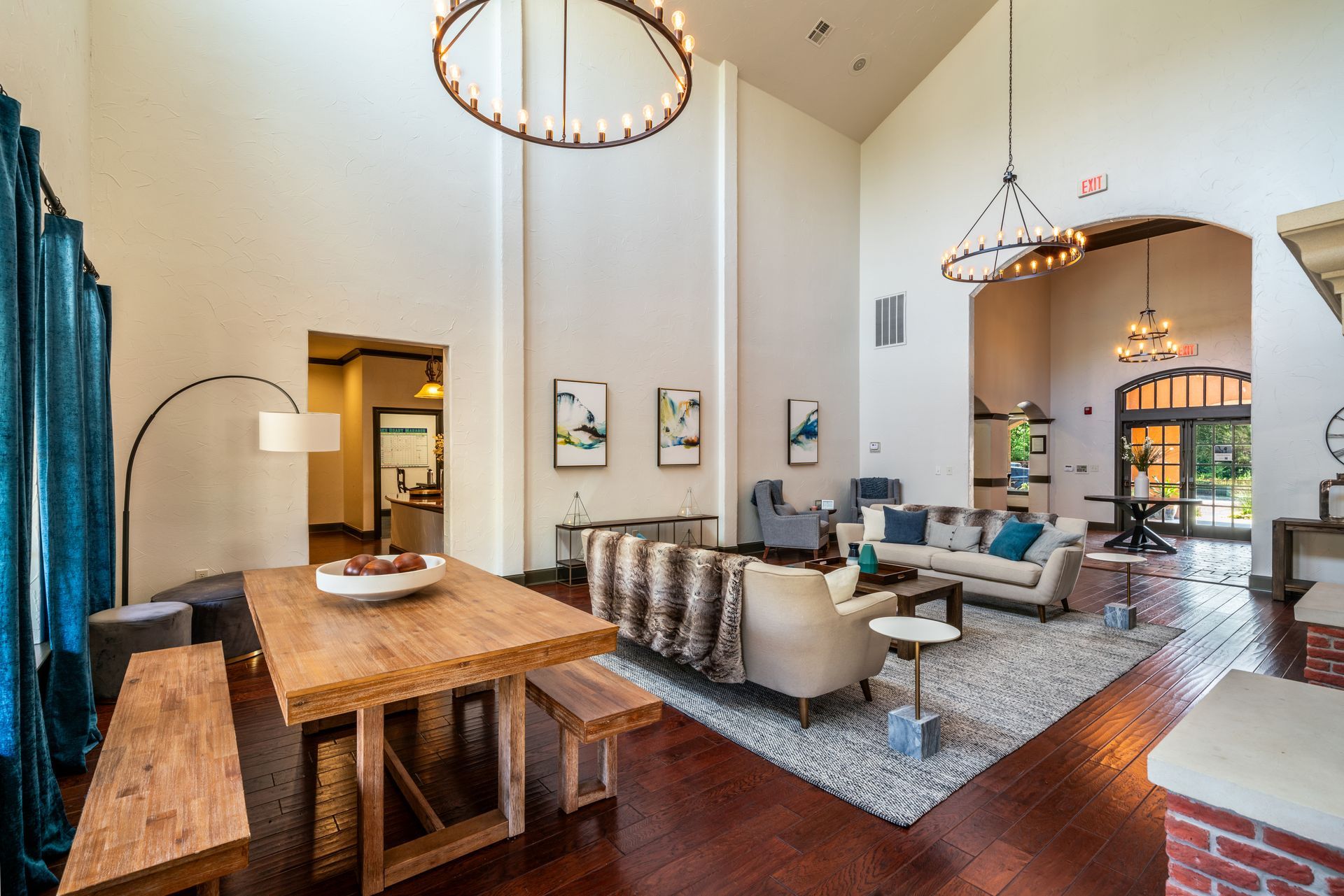 Clubhouse at The Fountains of Conroe in Conroe, TX.