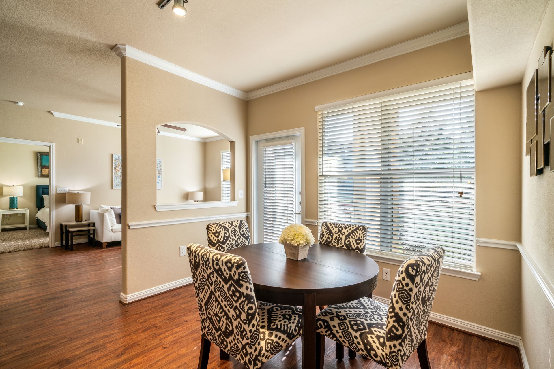 Dining table at The Fountains of Conroe in Conroe, TX.