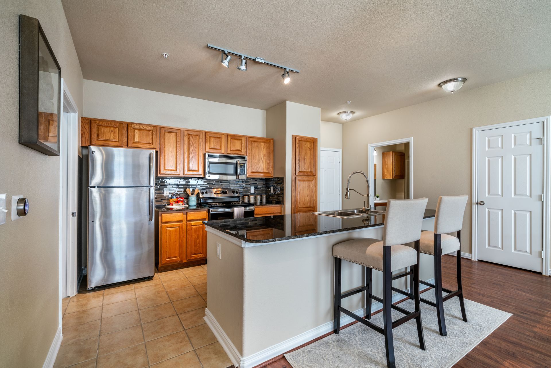 Kitchen at The Fountains of Conroe in Conroe, TX.