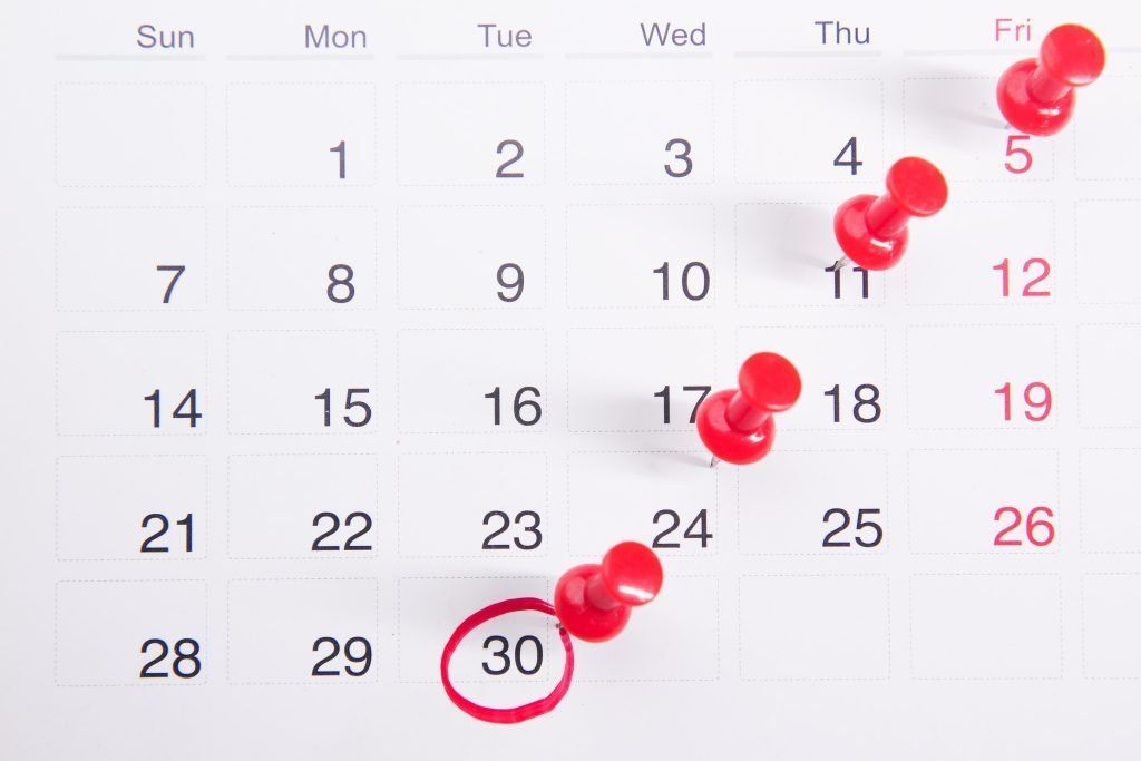 Calendar of Employee Retention Credit deadlines for 941x tax amendment