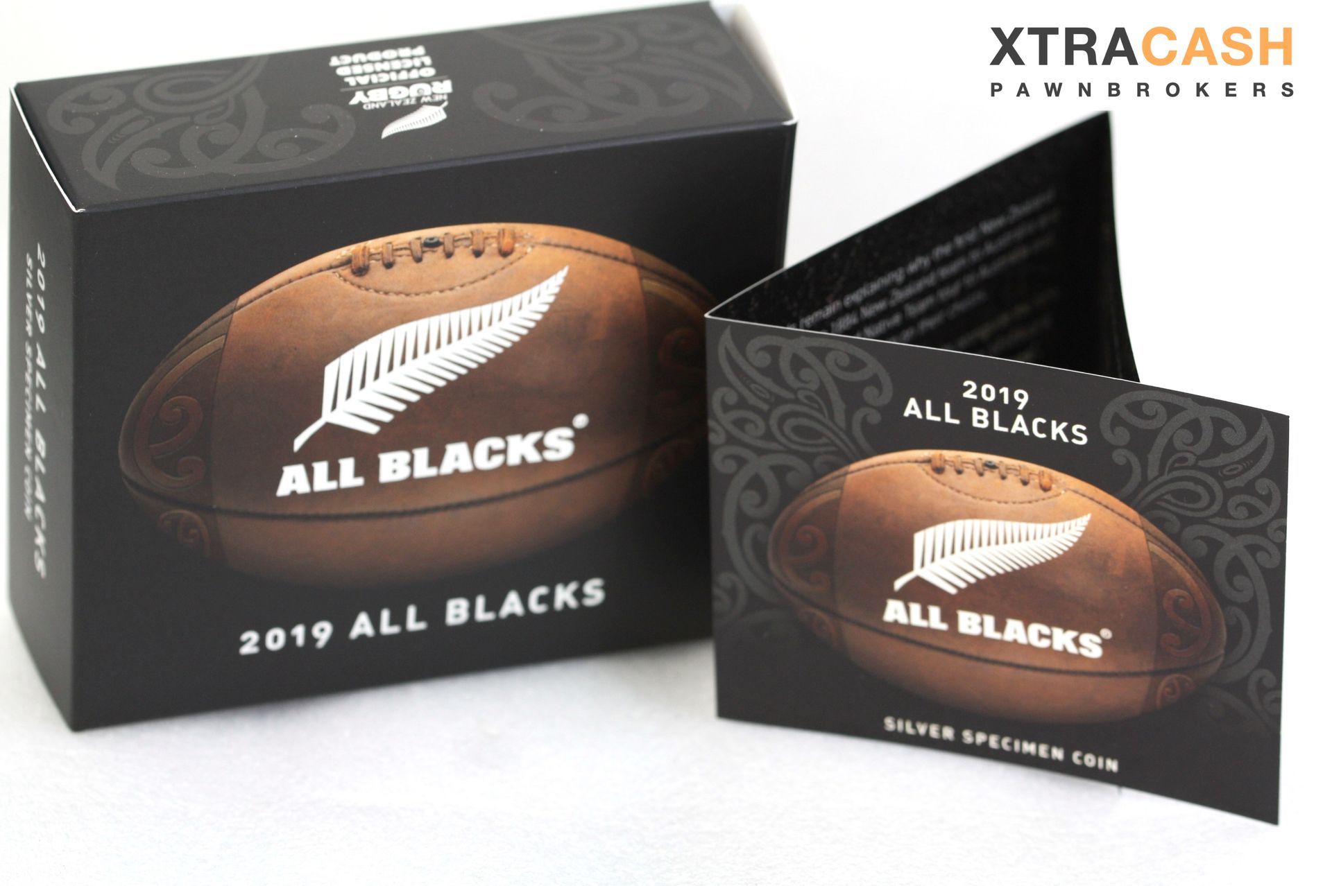 New Zealand All Blacks 1oz 2019 Silver Collectors Coin In Case- 999