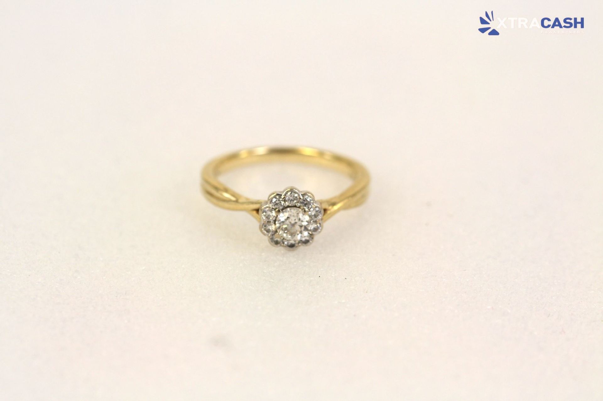 Southern Star Ring with 1/2 Carat Diamonds 14ct Yellow/White Gold