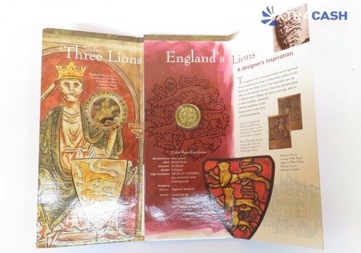 The Royal Mint 1997 Brilliant Uncirculated £1 Coin for England