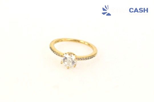 Pandora Clear Sparkling Crown Solitaire Ring