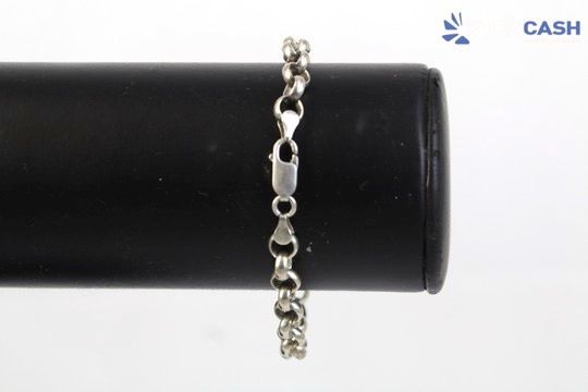 Sterling Silver Belcher Bracelet- 200mm