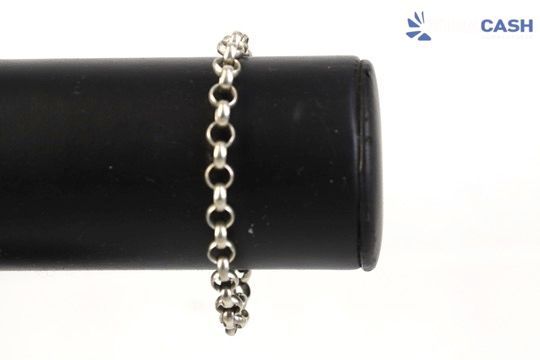 Sterling Silver Belcher Bracelet- 200mm