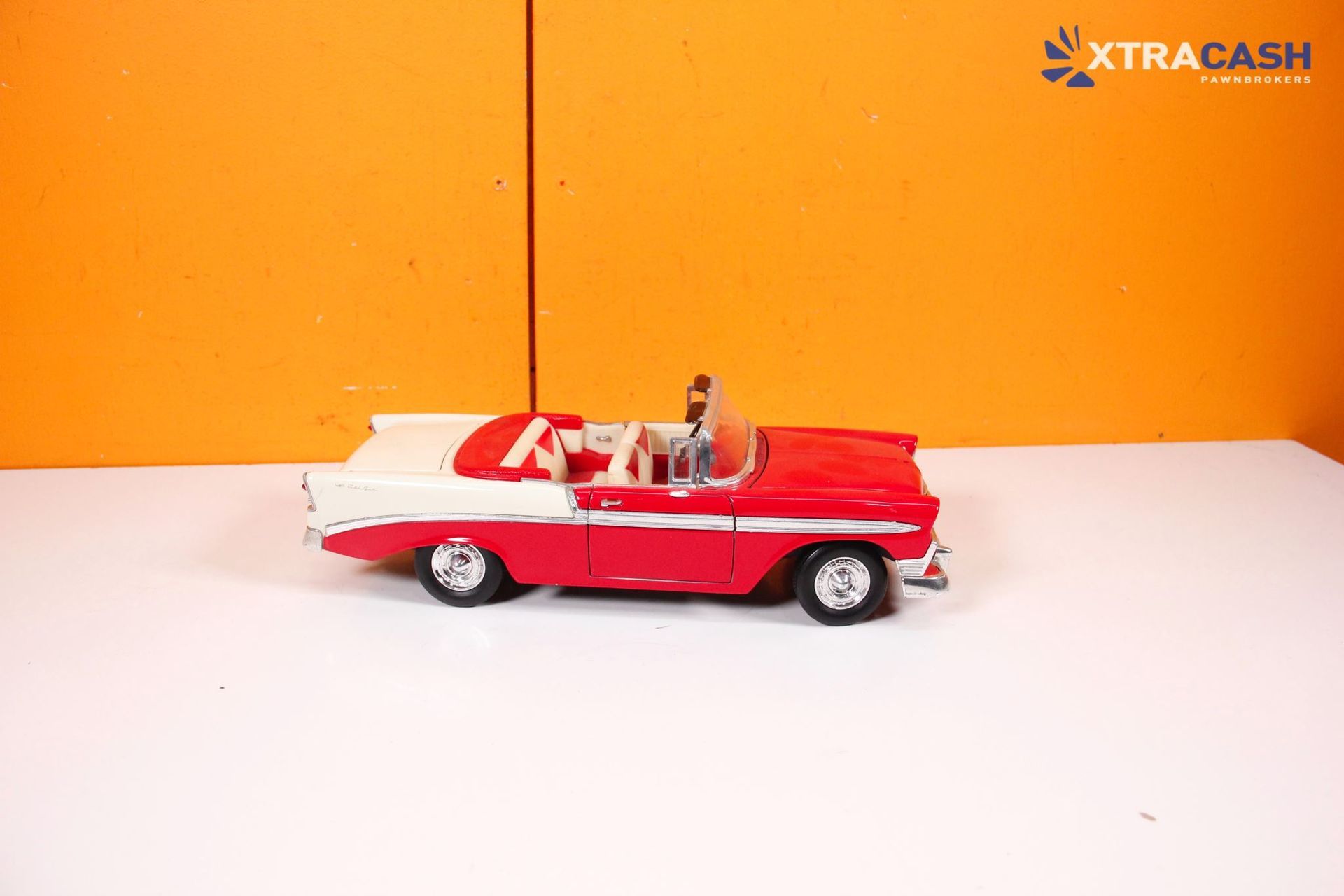 Road Legends 1:18 Scale 1956 Chevrolet Bel Air Die Cast Model- Red