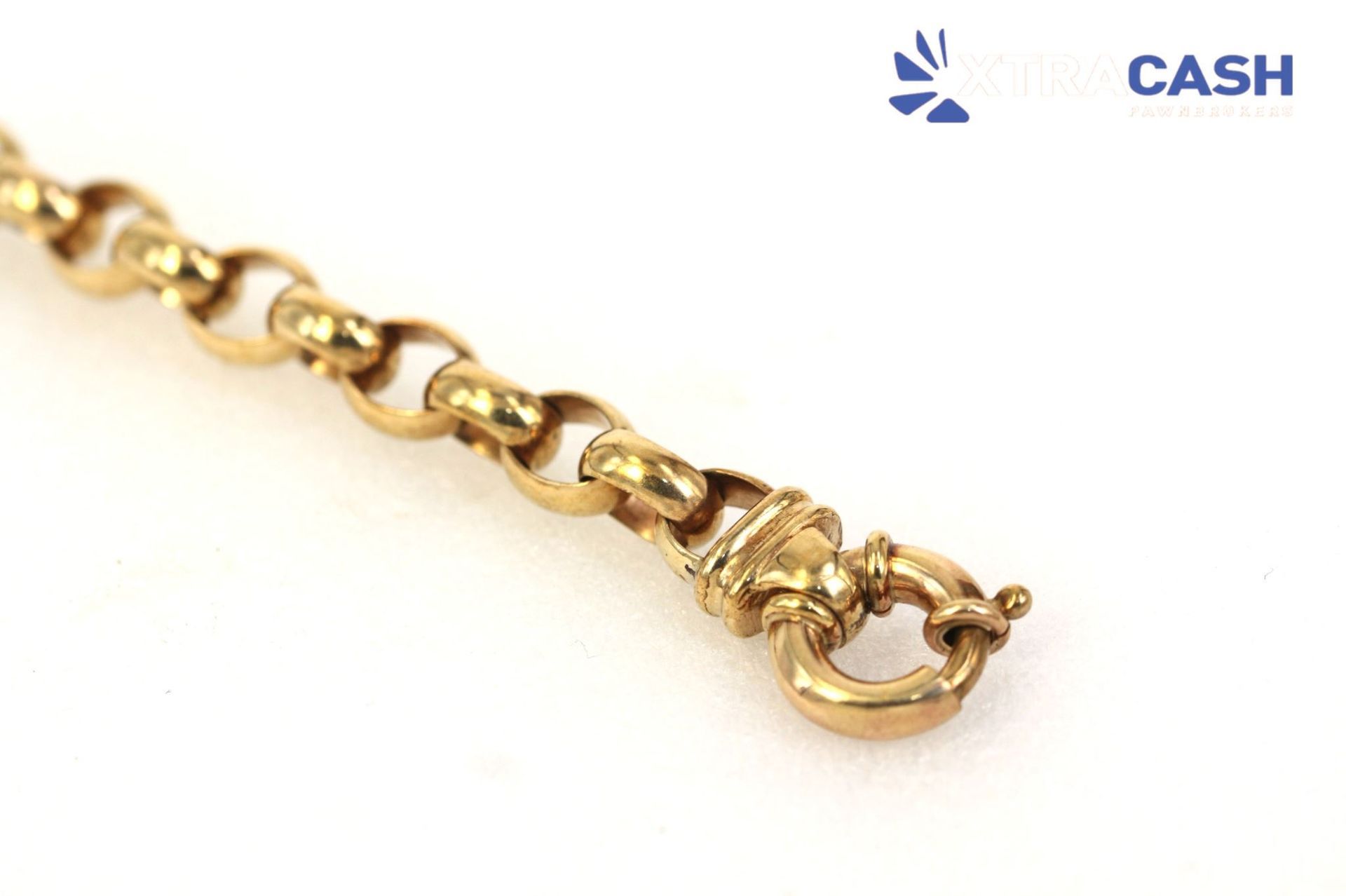 9ct Yellow Gold Belcher Bracelet