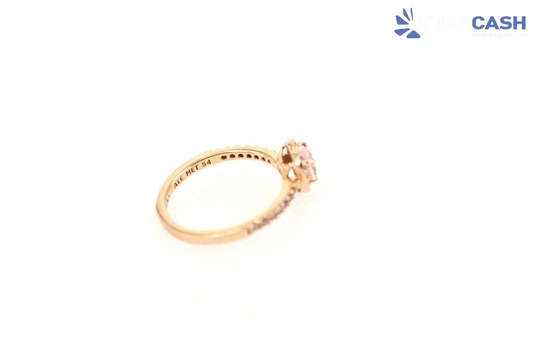 Pandora 14ct Rose Gold Plated Heart Ring