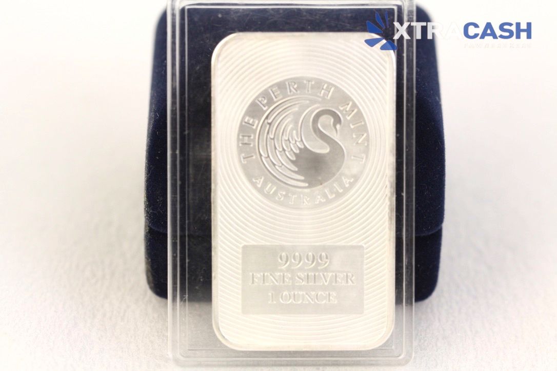 The Perth Mint Pure Silver 1oz Bar