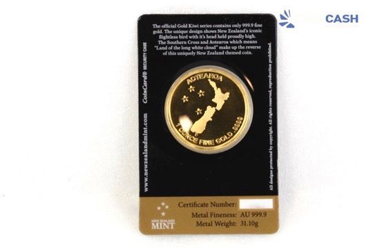 New Zealand Mint National Treasure Gold Kiwi 1oz Gold Coin