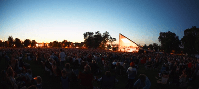 outdoor concert venue