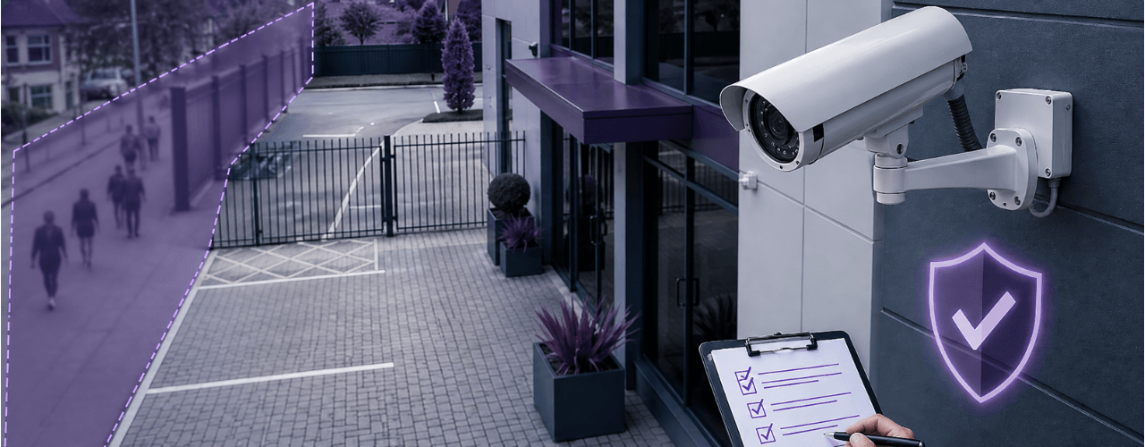 CCTV systems installation by Cube Communications in Leeds showing compliant surveillance, privacy ma